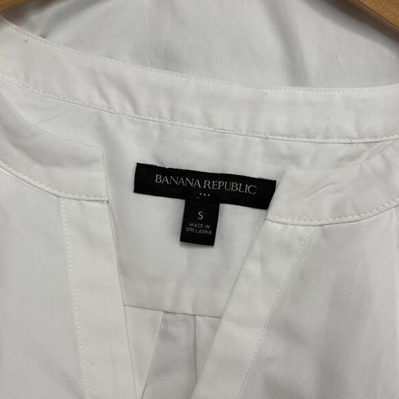 BANANA REPUBLIC Poplin Popover Blouse - Picture 3 of 3